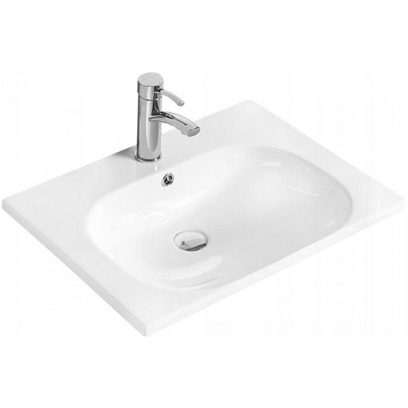 Mexen Erika lavatório embutido no balcão 60 x 47 cm, branco - 25526000