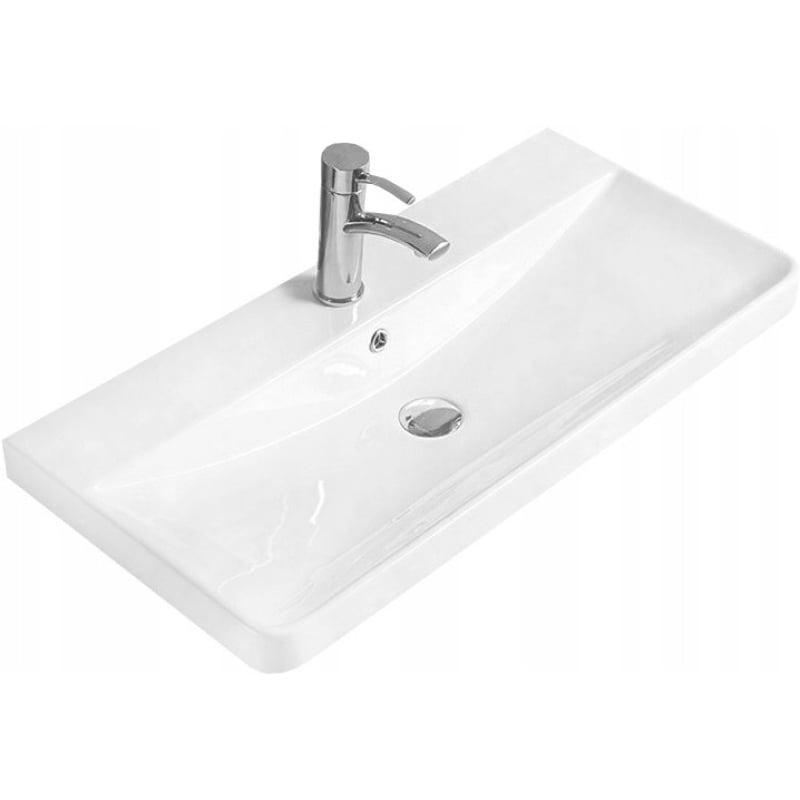 Mexen Dagna umywalka wpuszczana w blat 81 x 39 cm, biała - 21998000