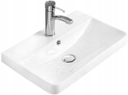 Mexen Dagna lavabo encastré dans le plan 60 x 35 cm, blanc - 21996000