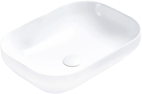 Mexen Daria lavabo sobre encimera 50 x 35 cm, blanco - 21935000