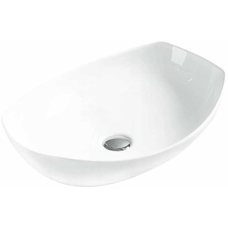 Mexen Gianna lavatório de bancada 56 x 39 cm, branco - 21915600