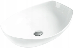 Mexen Gianna bänktvättställ 56 x 39 cm, vit - 21915600