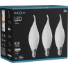 Mexen Nova 3x LED spuldze svece E14, C37, 5W, Neitrāla - 4000K, 525 lm - L106-E14-0540-01x03