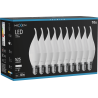 Mexen Nova 10x LED spuldzeve, sveces forma E14, C37, 5W, Neitrāls - 4000K, 525 lm - L106-E14-0540-01x10