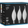 Mexen Nova 3x LED svece spuldze E14, C37, 10W, Neitrāla - 4000K, 1055 lm - L106-E14-1040-01x03