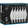 Mexen Nova 6x LED spuldzes svece E14, C37, 10W, Neitrāla - 4000K, 1055 lm - L106-E14-1040-01x06