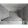 Mexen Mist-H L drzwi prysznicowe uchylne prawe 150 cm, transparent, złote - 8A5L-150-001-50-00-P