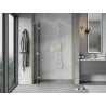 Mexen Mist-H L porte de douche pivotante gauche 145 cm, transparent, or brossé - 8A5L-145-001-55-00-L