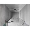 Mexen Mist-H L shower doors hinged left 115 cm, transparent, black - 8A5L-115-000-70-00-L