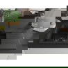 Mexen Matias Granitspüle 1,5-Becken mit Abtropffläche und Küchenarmatur Rita, schwarz/silber - 6502-73-670300-70-B
