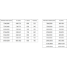 Mexen Exo-BR 3S cabina doccia 3 a parete a battente 95 x 70 cm, trasparente, nera - 8181-095-070-70-00-3S