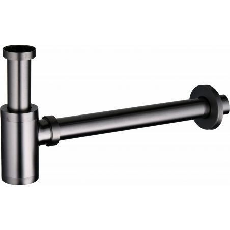 Mexen meio-sifão de lavatório redondo, grafite - 79950-66