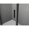 Mexen Exo-BR 3S kabina prysznicowa 3-ścienna uchylna 90 x 95 cm, transparent, czarna - 8181-090-095-70-00-3S