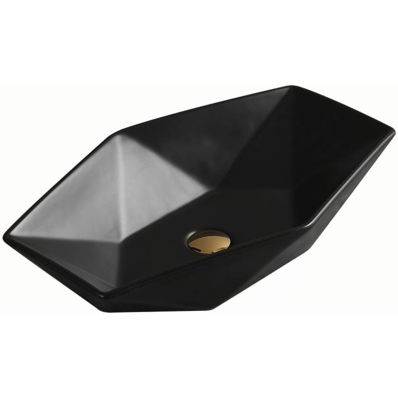 Mexen Elena umivaonik na pultu 63 x 41 cm, crna mat - 21476385