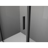 Mexen Exo-S 3S kabina prysznicowa 3-ścienna rozsuwana 120 x 75 cm, transparent, czarna - 8151-120-075-70-00-3S