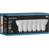 Mexen Nova 6x LED spuldze GU10, 3W, Silts - 3000K, 315 lm - L107-GU10-0330-01x06