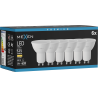 Mexen Nova 6x LED Bulb GU10, 5W, Warm - 3000K, 525 lm - L107-GU10-0530-01x06