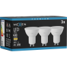 Mexen Nova 3x LED-Glühbir GU10, 6W, Warm - 3000K, 630 lm - L107-GU10-0630-01x03
