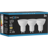 Mexen Nova 3x żarówka LED GU10, 6W, Ciepła - 3000K, 630 lm - L107-GU10-0630-01x03