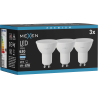 Mexen Nova 3x żarówka LED GU10, 6W, Zimna - 6500K, 630 lm - L107-GU10-0665-01x03
