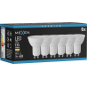Mexen Nova 6x LED spuldze GU10, 7W, Silti - 3000K, 735 lm - L107-GU10-0730-01x06