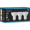 Mexen Nova 3x LED-lampa GU10, 7W, Neutral - 4000K, 735 lm - L107-GU10-0740-01x03