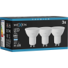 Mexen Nova 3x żarówka LED GU10, 8W, Zimna - 6500K, 840 lm - L108-GU10-0865-01x03