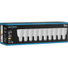 Mexen Nova 10x LED spuldze GU10, 12W, Silti - 3000K, 1260 lm - L108-GU10-1230-01x10