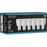 Mexen Nova 6x LED-lamppu GU10, 12W, Neutraali - 4000K, 1260 lm - L108-GU10-1240-01x06