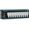 Mexen Nova 10x LED-lamppu GU10, 12W, Neutraali - 4000K, 1260 lm - L108-GU10-1240-01x10