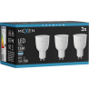 Mexen Nova 3x LED spuldze GU10, 12W, Aukstā - 6500K, 1260 lm - L108-GU10-1265-01x03