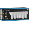 Mexen Nova 6x LED spuldze GU10, 10W, Silta - 3000K, 1055 lm - L108-GU10-1030-01x06