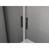 Mexen Exo-BR Duo 3S cabine de douche 3 côtés, pivotante 110 x 100 cm, transparent, noire - 8182-110-100-70-00-3S