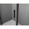Mexen Exo-S 3S kabina prysznicowa 3-ścienna rozsuwana 170 x 90 cm, transparent, czarna - 8151-170-090-70-00-3S