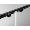 Mexen Exo-S 3S kabina prysznicowa 3-ścienna rozsuwana 180 x 100 cm, transparent, czarna - 8151-180-100-70-00-3S