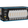 Mexen Vintis 10x LED glödtrådslampa E14, C35, 4W, Varm - 2700K, 470 lm, klar - L154-E14-0427-00x10