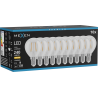 Mexen Vintis 10x żarówka filament LED E14, G45, 2W, Ciepła - 2700K, 240 lm, clear - L156-E14-0227-00x10