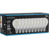 Mexen Vintis 10x LED filamentlampa E14, G45, 2W, Neutral - 4000K, 240 lm, klar - L156-E14-0240-00x10