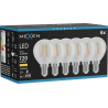 Mexen Vintis 6x LED Filament Lamp E14, G45, 6W, Warm - 2700K, 720 lm, helder - L156-E14-0627-00x06