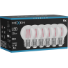 Mexen Vintis 6x Filamenta LED spuldze E27, G45, 4W, 55 lm, sarkana - L156-E27-04XX-45x06