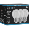 Mexen Vintis 3x LED Filament Bulb E27, G45, 4W, 55 lm, blue - L156-E27-04XX-47x03