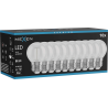 Mexen Vintis 10x LED filamentu spuldze E27, G45, 4W, 55 lm, zila - L156-E27-04XX-47x10