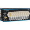 Mexen Vintis 10x żarówka filament LED E27, G45, 4W, Ciepła - 2200K, 400 lm, amber - L156-E27-0422-50x10