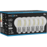 Mexen Vintis 6x LED kvēldiega spuldze E27, G45, 4W, Neitrāla - 4000K, 470 lm, caurspīdīga - L156-E27-0427-00x06