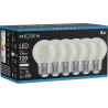 Mexen Vintis 6x LED filamentlampa E27, G45, 6W, Neutral - 4000K, 720 lm, klar - L156-E27-0627-00x06 - L156-E27-0640-00x06