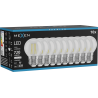 Mexen Vintis 10x Lampadina a filamento LED E27, G45, 6W, Neutro - 4000K, 720 lm, trasparente - L156-E27-0627-00x10