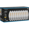 Mexen Vintis 10x Lampadina a filamento LED E27, C35, 6W, Calda - 2700K, 720 lm, trasparente - L154-E27-0627-00x10
