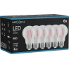 Mexen Vintis 6x LED-filamentlampa E27, A60, 4W, 55 lm, röd - L150-E27-04XX-45x06