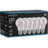 Mexen Vintis 6x LED kvēldiega spuldze E27, A60, 4W, 55 lm, sarkana - L150-E27-04XX-45x06