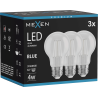 Mexen Vintis 3x LED-filamentlamp E27, A60, 4W, 55 lm, blauw - L150-E27-04XX-47x03